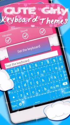 Cute Girly Keyboard Themes android App screenshot 2